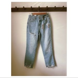 Brand New Good American Good Boy Distressed Denim